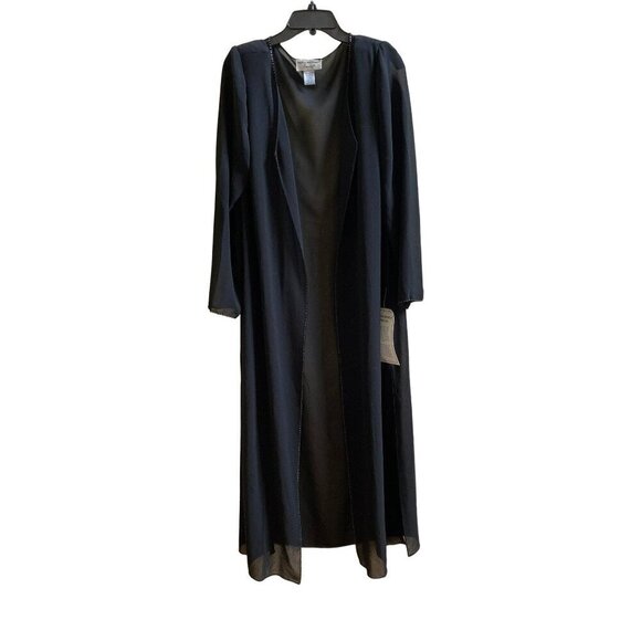 Papell Boutique Other - Papell Boutique Black Sheer Duster sz 14